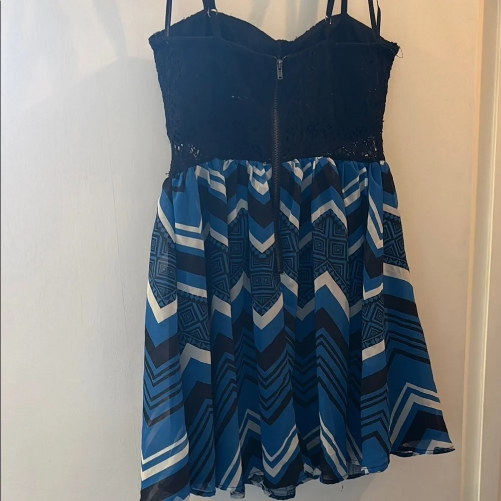 Material Girl Black Dress with Spaghetti Straps - Picture 5 of 5